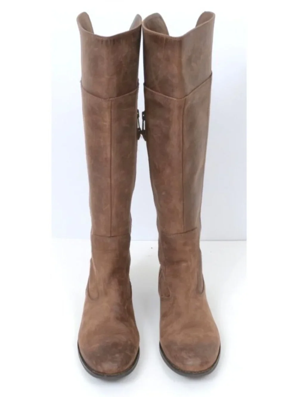 Indigo Rd Women's 10 Brown Leather Riding Over the Knee Boots Festival Western